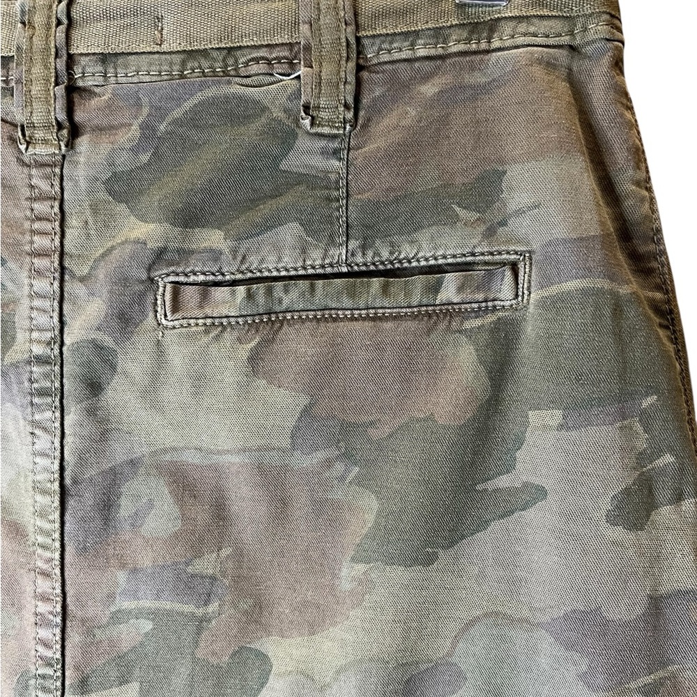 Anthropologie Camo Button Front Skirt - Picture 5 of 9